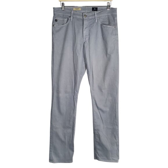 AG Adriano Goldshmied The Graduate Pants Men's 32x32 Gray Sueded Chinos Casual - Picture 1 of 6